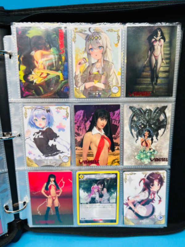 Photo 16 of 699117…final sale no returns no refunds-153 mixed sexy Vampirella, lady death, and Asian Anime cards in binder