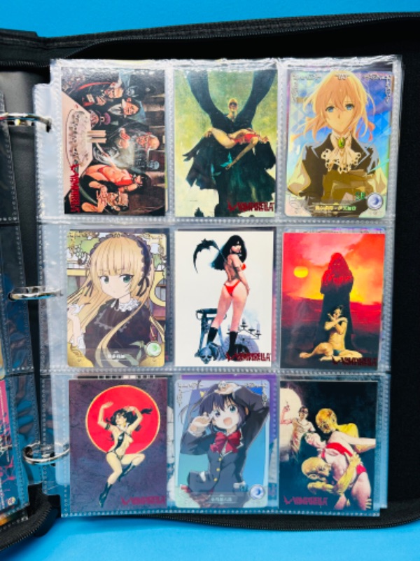 Photo 5 of 699117…final sale no returns no refunds-153 mixed sexy Vampirella, lady death, and Asian Anime cards in binder