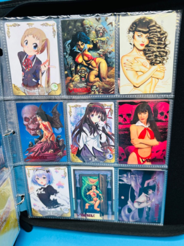 Photo 8 of 699117…153 mixed sexy Vampirella, lady death, and Asian Anime cards in binder