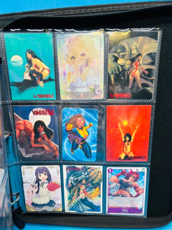 Photo 13 of 699117…153 mixed sexy Vampirella, lady death, and Asian Anime cards in binder