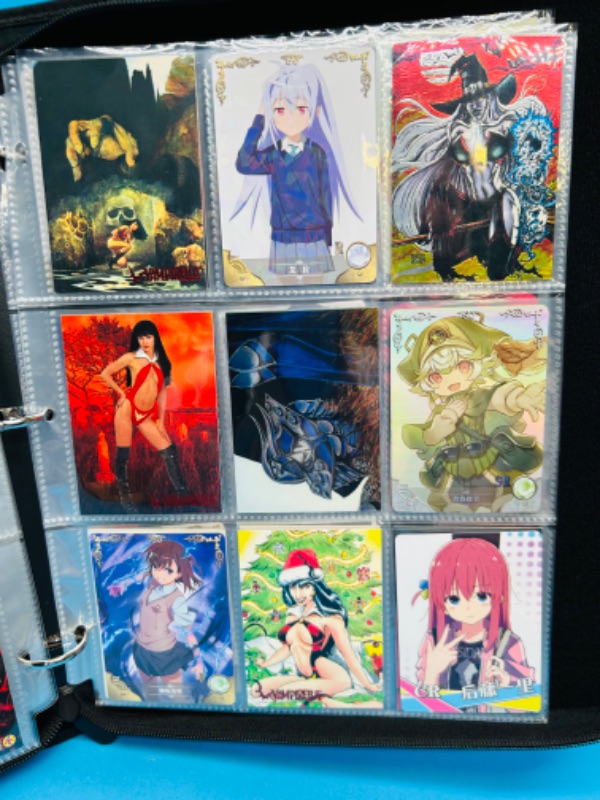 Photo 3 of 699117…final sale no returns no refunds-153 mixed sexy Vampirella, lady death, and Asian Anime cards in binder