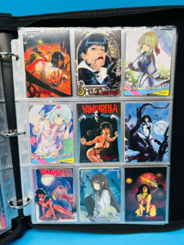 Photo 2 of 699117…final sale no returns no refunds-153 mixed sexy Vampirella, lady death, and Asian Anime cards in binder