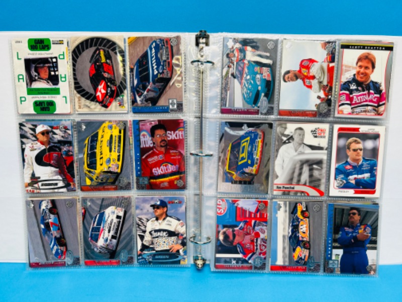 Photo 7 of 699118…234 mixed NASCAR cards and 2 magazines in binder