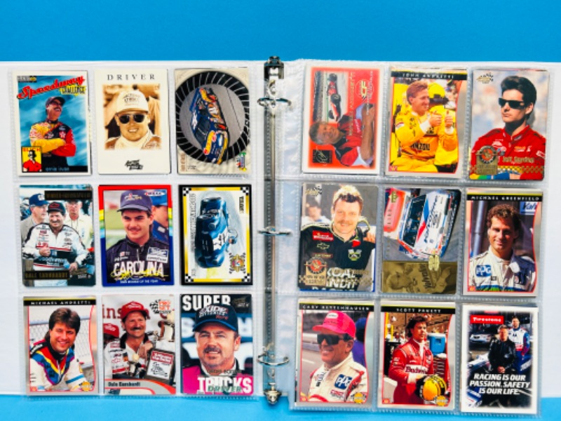 Photo 9 of 699118…234 mixed NASCAR cards and 2 magazines in binder