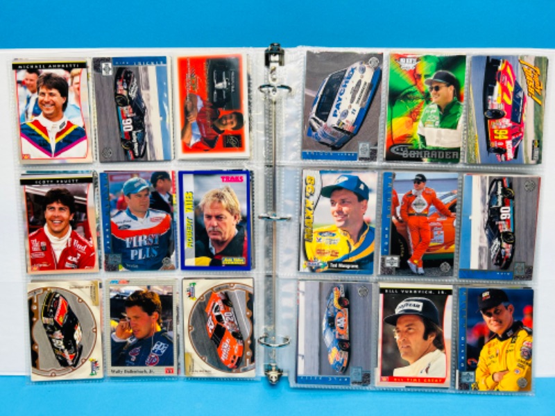 Photo 10 of 699118…234 mixed NASCAR cards and 2 magazines in binder