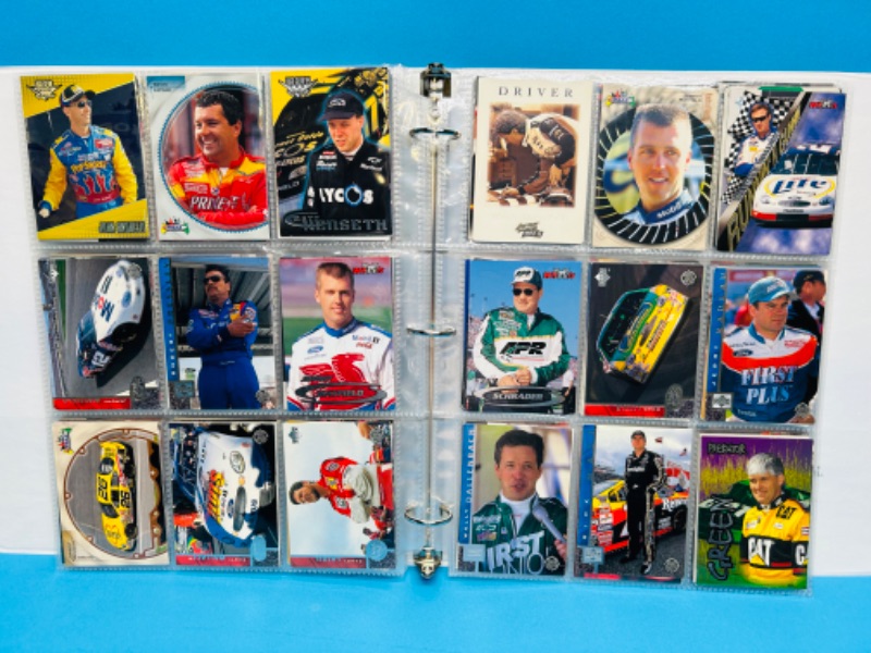 Photo 3 of 699118…234 mixed NASCAR cards and 2 magazines in binder