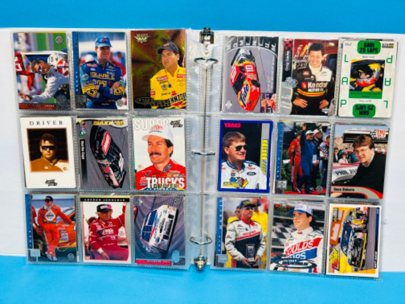 Photo 11 of 699118…234 mixed NASCAR cards and 2 magazines in binder