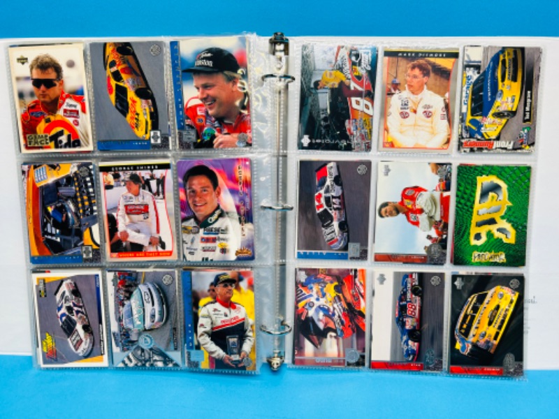 Photo 13 of 699118…234 mixed NASCAR cards and 2 magazines in binder