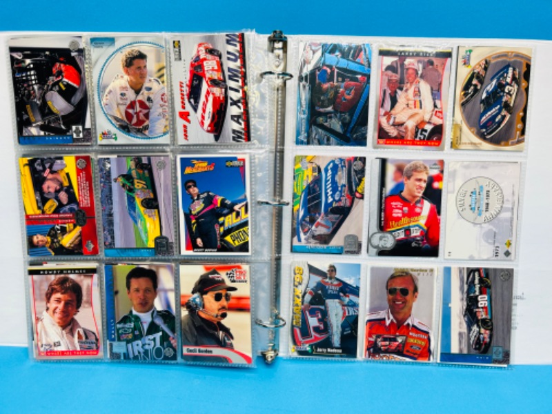 Photo 6 of 699118…234 mixed NASCAR cards and 2 magazines in binder