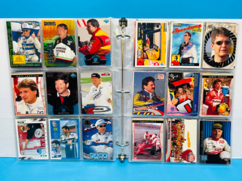 Photo 7 of 699119…252 mixed NASCAR cards and magazine in binder 