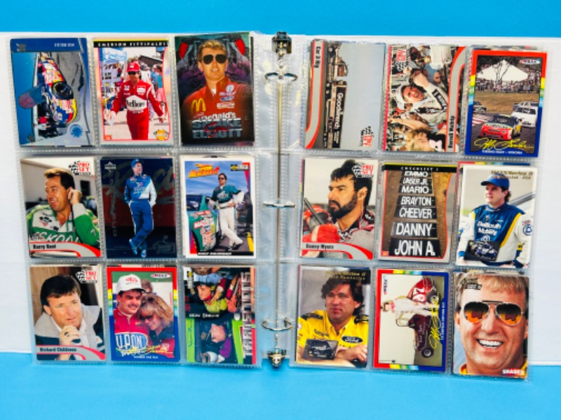 Photo 6 of 699119…252 mixed NASCAR cards and magazine in binder 