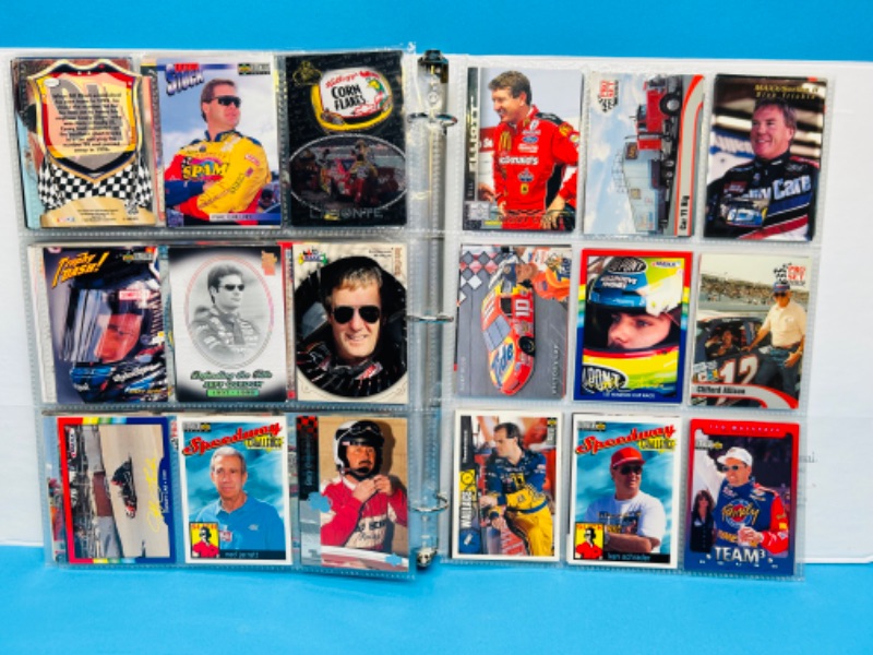 Photo 11 of 699119…252 mixed NASCAR cards and magazine in binder 