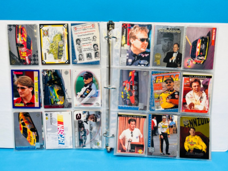 Photo 9 of 699119…252 mixed NASCAR cards and magazine in binder 