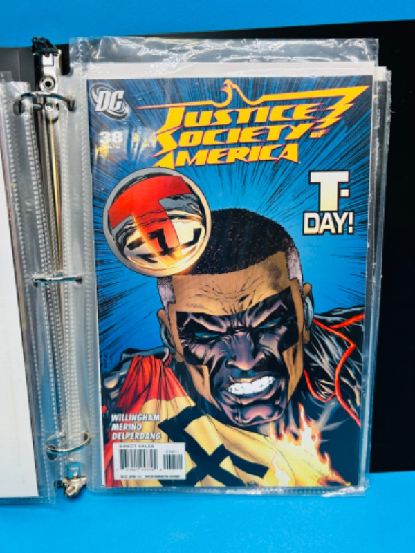 Photo 7 of 699121… 9 justice league and society of America comics in binder-see photos 