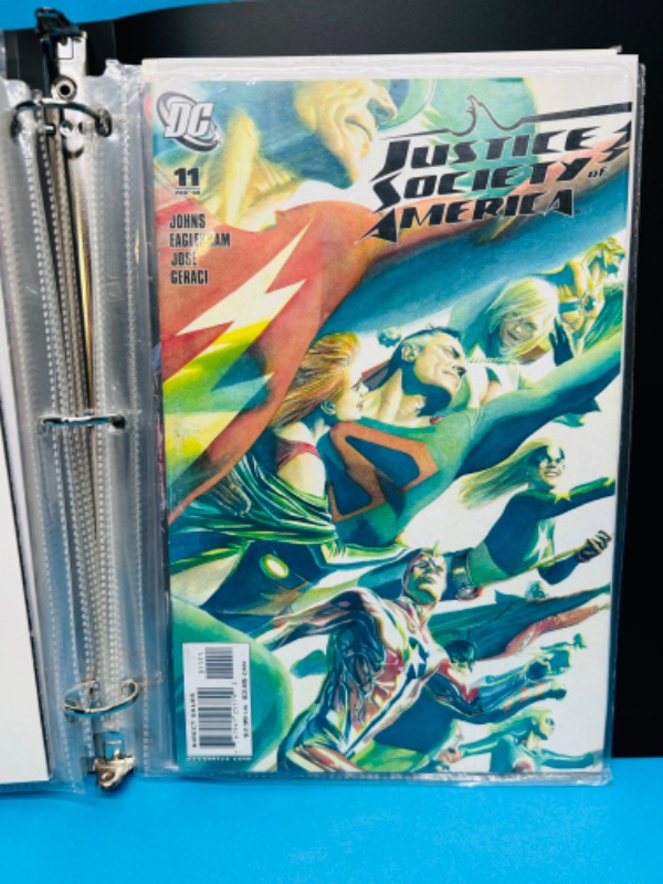 Photo 8 of 699121… 9 justice league and society of America comics in binder-see photos 