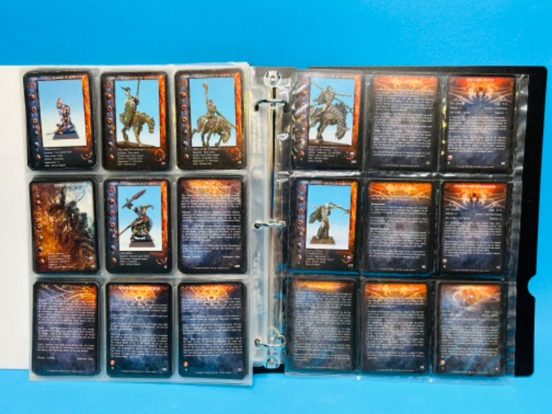 Photo 8 of 699122…80 Rackham Confrontation game cards in binder 