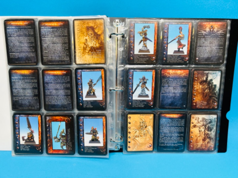 Photo 4 of 699122…80 Rackham Confrontation game cards in binder 