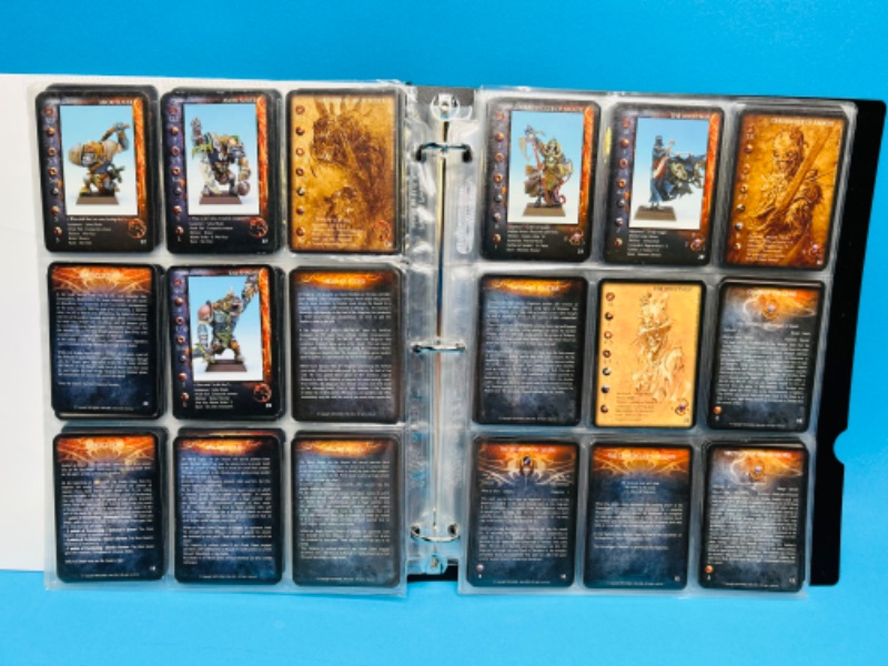 Photo 7 of 699122…80 Rackham Confrontation game cards in binder 