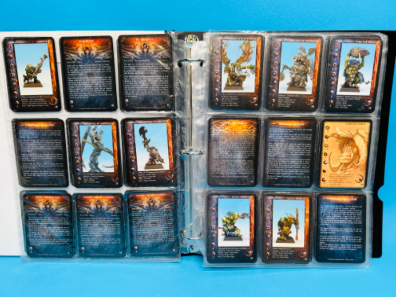 Photo 8 of 699123… 81 Rackham Confrontation game cards in binder 