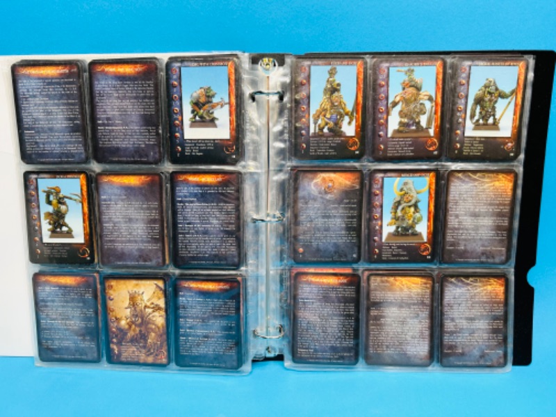 Photo 2 of 699123… 81 Rackham Confrontation game cards in binder 