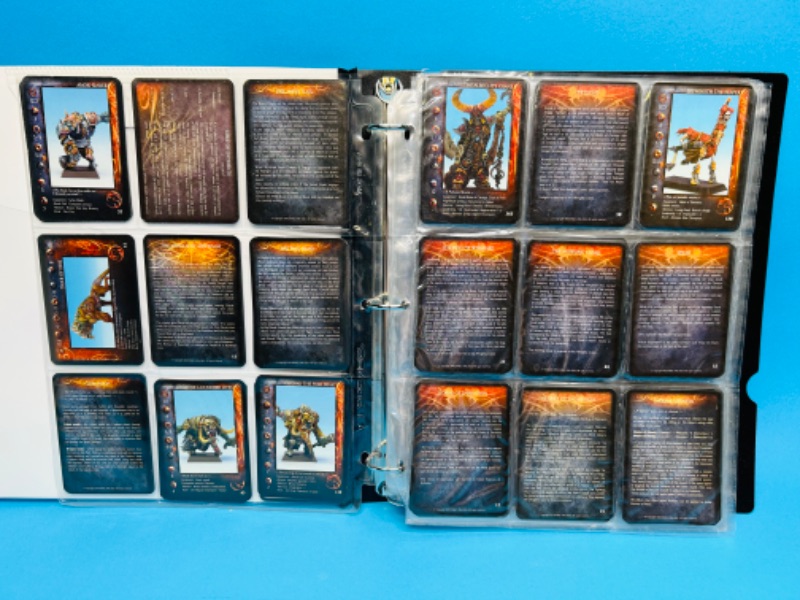 Photo 7 of 699123… 81 Rackham Confrontation game cards in binder 