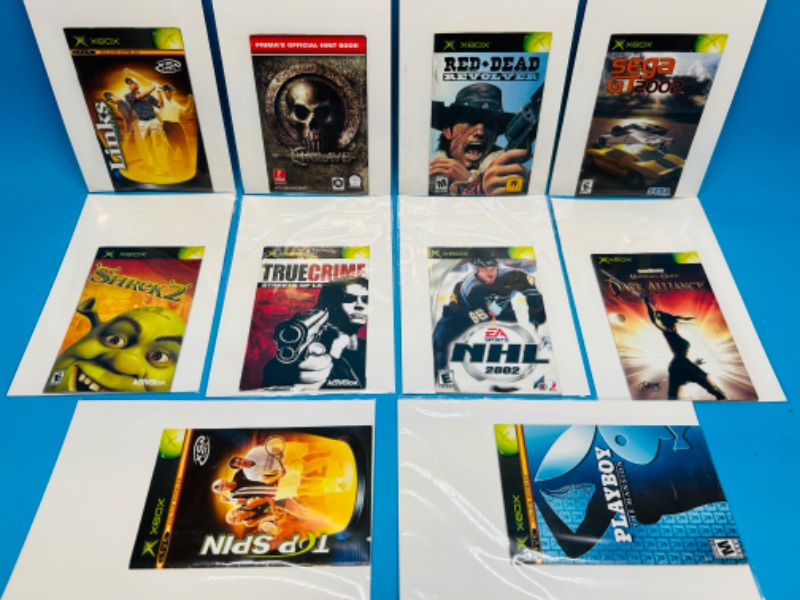 Photo 1 of 669145…10 XBOX game strategy books/pamphlets in sleeves 