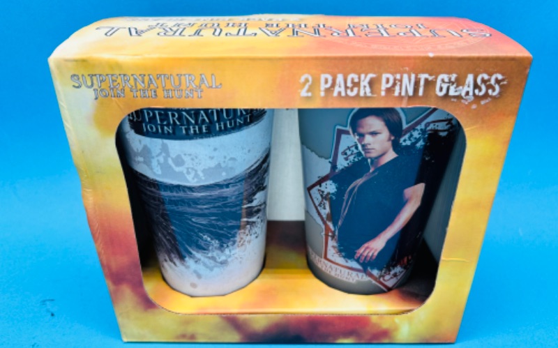 Photo 1 of 699147…2 pack Supernatural pint glasses 