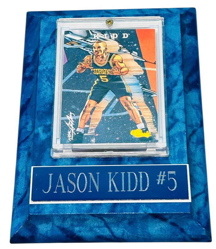 Photo 1 of 699149…7 x 5” Jason kidd illustration rookie plaque 