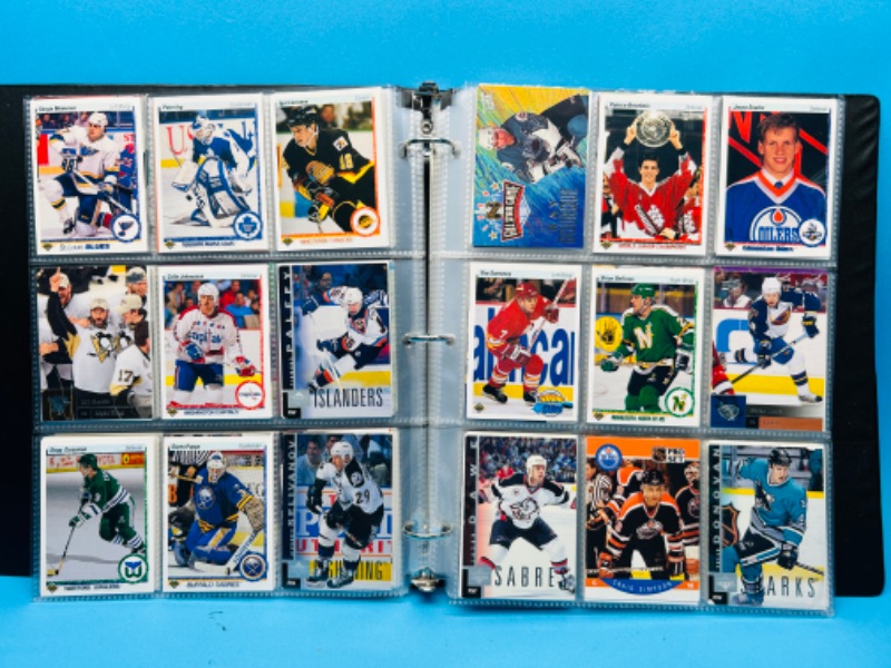 Photo 14 of 699153…270 mixed hockey cards in binder