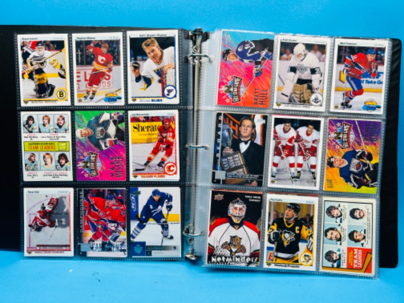 Photo 1 of 699153…270 mixed hockey cards in binder