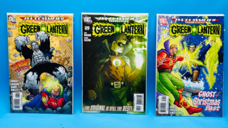 Photo 1 of 699157…3 green lantern  comics in plastic sleeves 