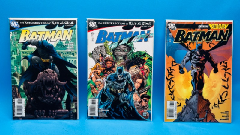 Photo 1 of 699158…3 Batman  comics in plastic sleeves 
