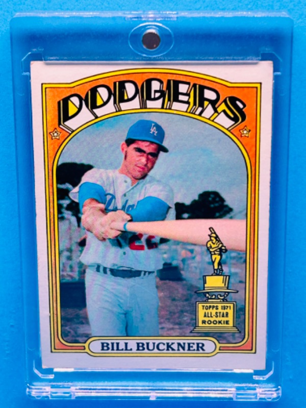 Photo 1 of 699163…vintage Bill Buckner rookie card 114 in hard plastic case 