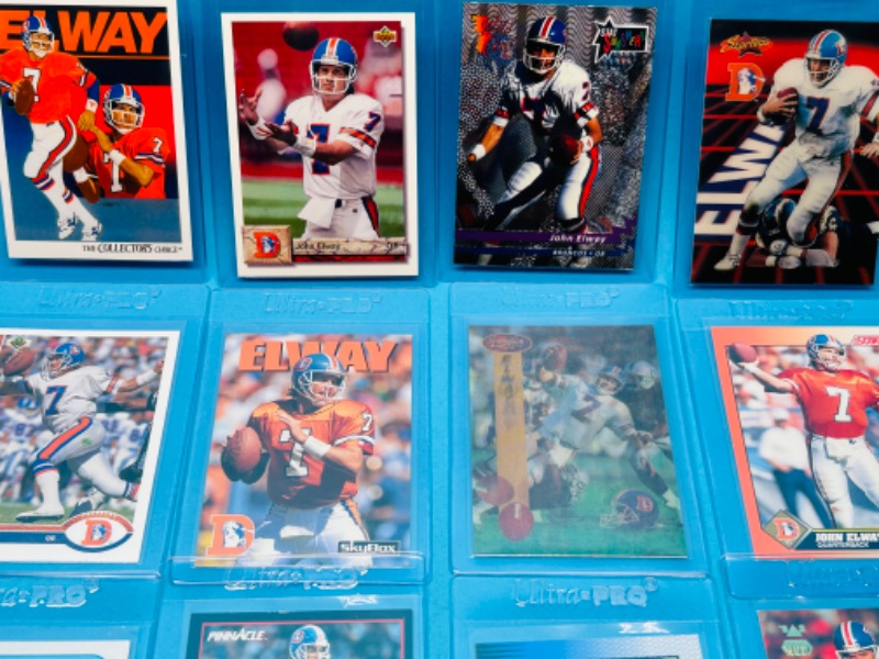 Photo 2 of 699164…12 John Elway trading cards in hard plastic sleeves 