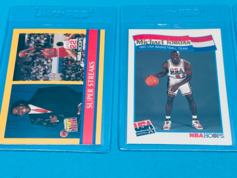 Photo 5 of 699174… 4 Michael Jordan trading cards in hard plastic sleeves 