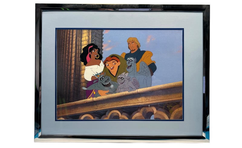 Photo 1 of 699186…1996 Disney lithograph hunchback of Notre Dame exclusive commemorative 15 x 11”