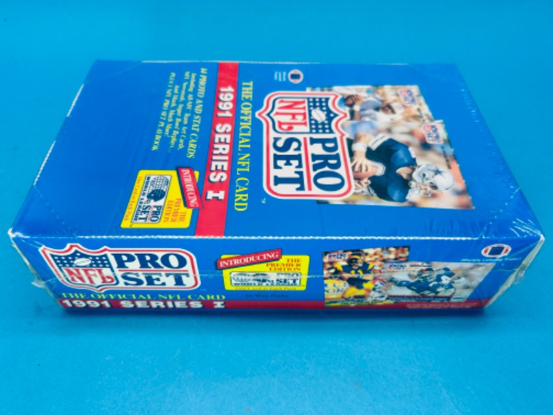 Photo 4 of 699210…sealed NFL Pro Set 1991 series I football card packs - 36 count