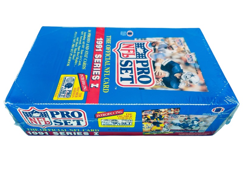 Photo 2 of 699210…sealed NFL Pro Set 1991 series I football card packs - 36 count