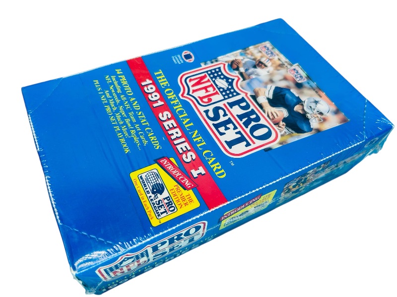 Photo 1 of 699210…sealed NFL Pro Set 1991 series I football card packs - 36 count