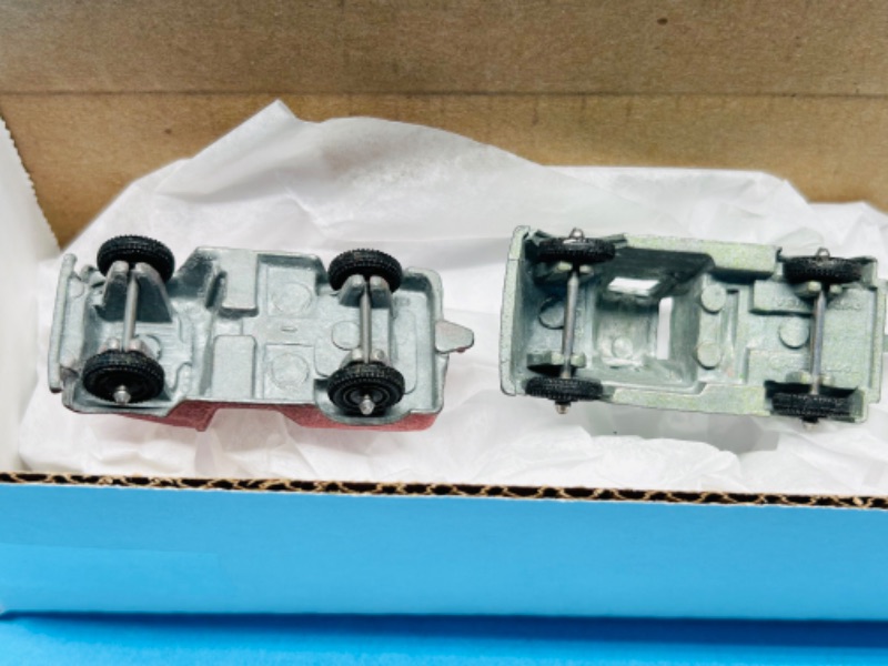 Photo 5 of 699223… 3 vintage 1960’s Tootsie Toy Chicago metal trucks -wear from age-chips, scuffs