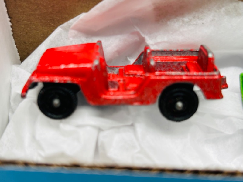 Photo 3 of 699223… 3 vintage 1960’s Tootsie Toy Chicago metal trucks -wear from age-chips, scuffs