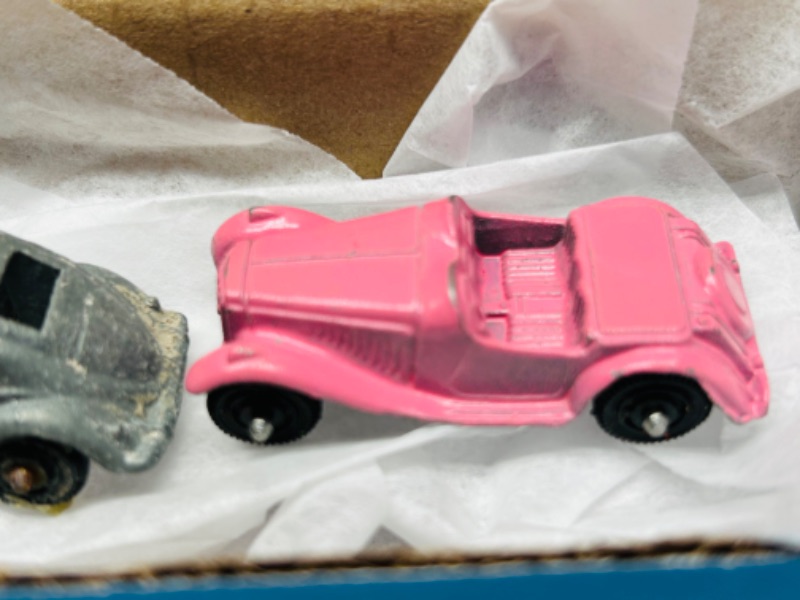 Photo 3 of 699224… 3 vintage 1960’s Tootsie Toy Chicago metal trucks -wear from age-chips, scuffs