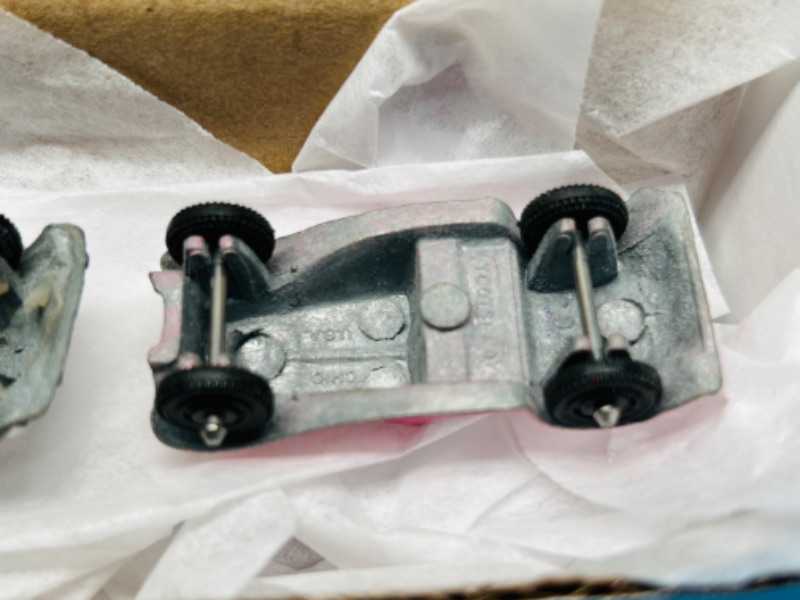 Photo 5 of 699224… 3 vintage 1960’s Tootsie Toy Chicago metal trucks -wear from age-chips, scuffs