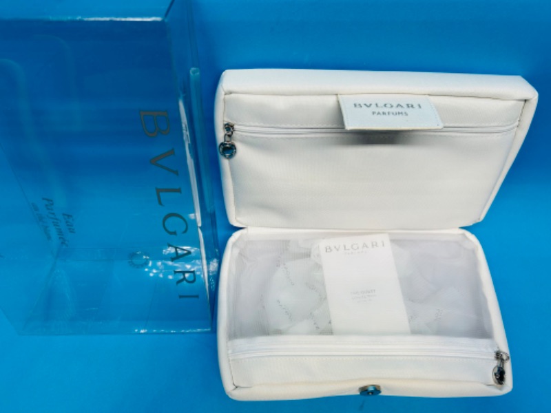 Photo 1 of 699259…Bvlgari hotel toiletrie pouch in box