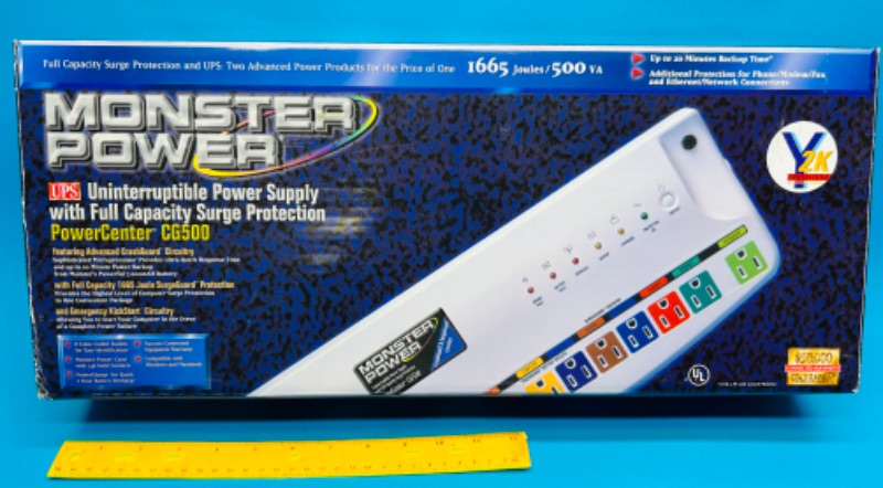 Photo 1 of 699262…Monster Power uninterruptible power supply with full capacity surge protection CG500