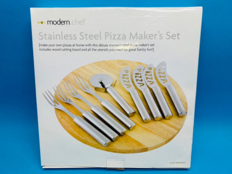 Photo 1 of 699268…modern chef stainless steel pizza maker’s set