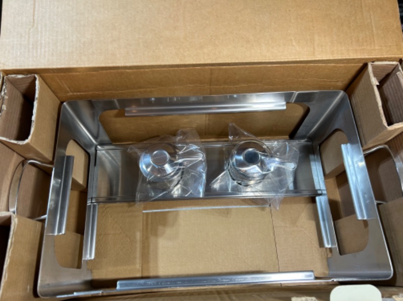 Photo 1 of 699290… 9 qt. Chafing dish with 2 burners- like new only used once