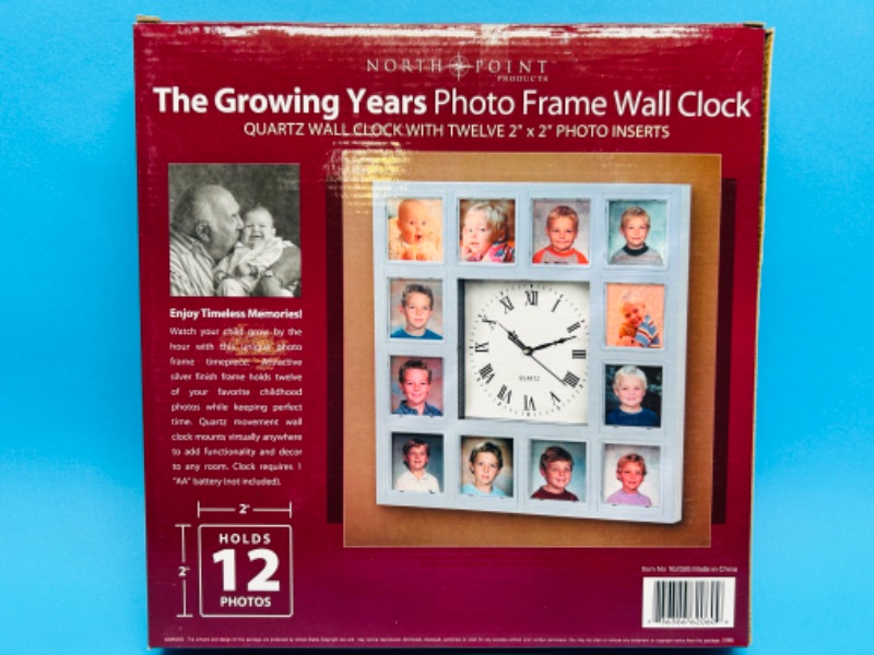 Photo 2 of 699292… photo frame wall clock