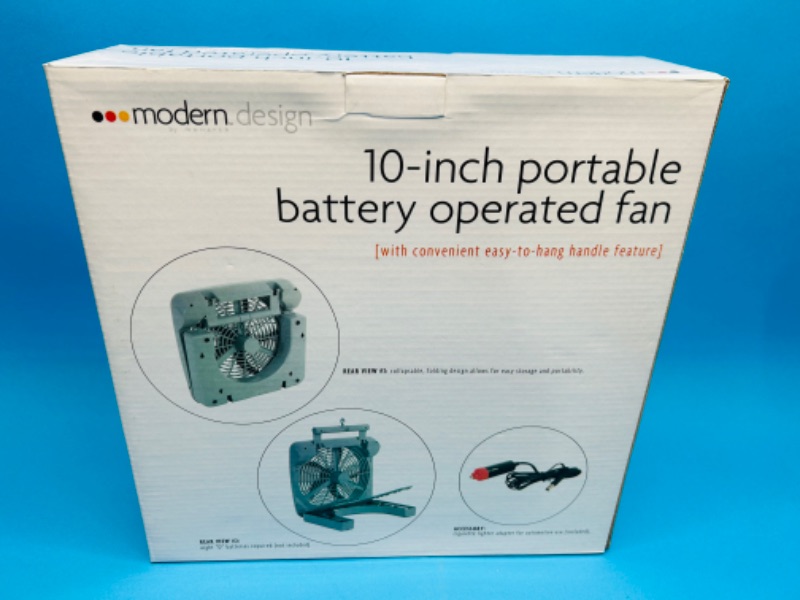 Photo 2 of 699313…10” battery operated portable fan