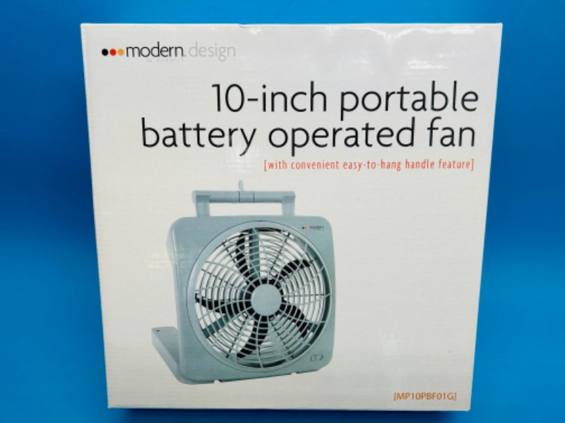 Photo 1 of 699313…10” battery operated portable fan